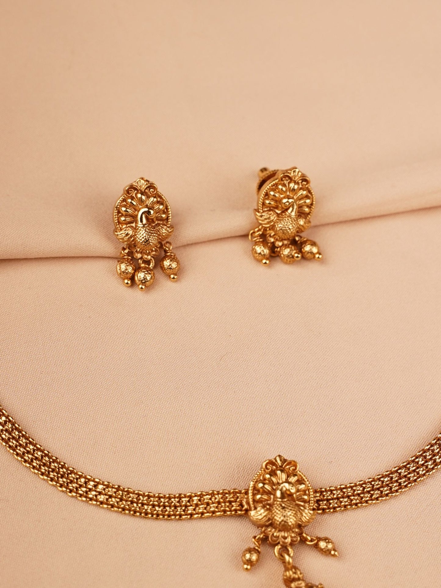 Lakshmi Temple Necklace Set