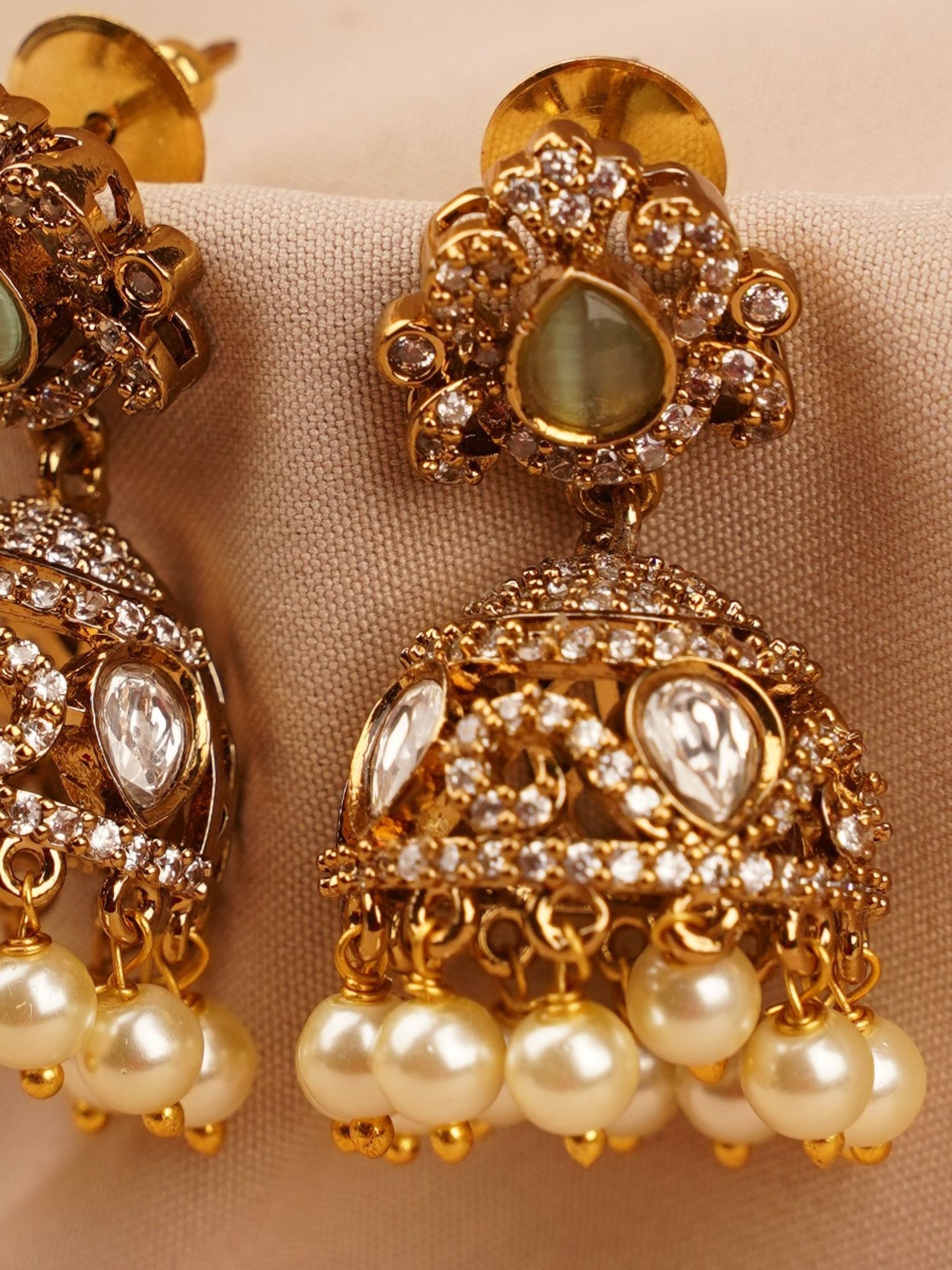 Keshavi Pearl Jhumkas