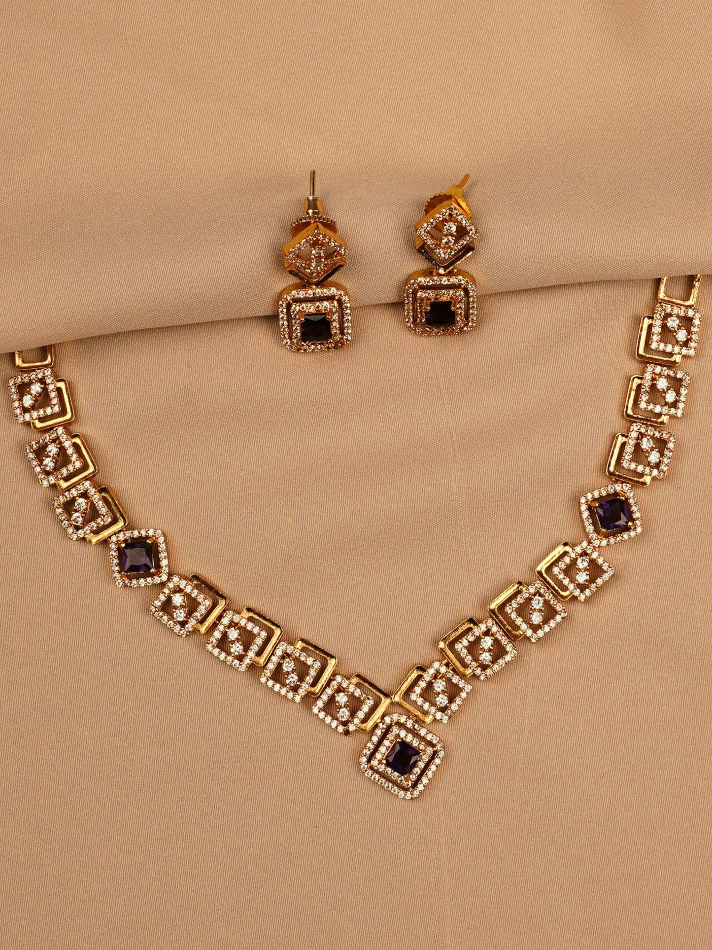 Aurelia Square Necklace Set