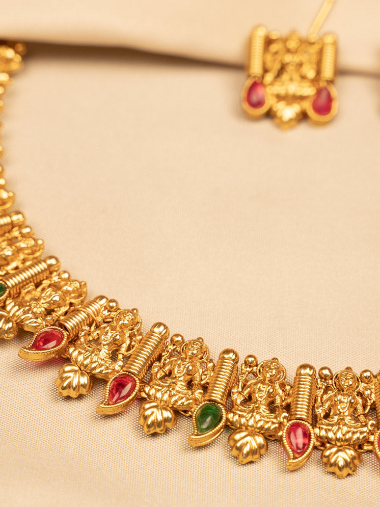 Lakshmi Designed Temple Jewellery – Traditional & Elegant KC568