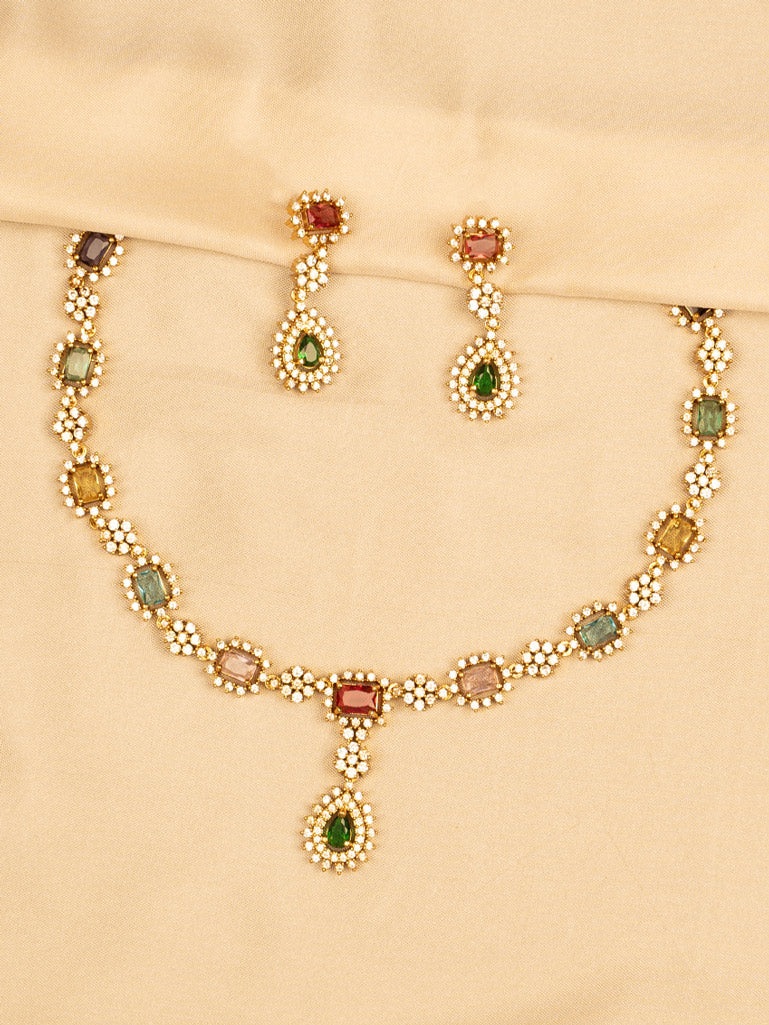 Stunning Multi-Colour Necklace – Vibrant, Elegant KC571