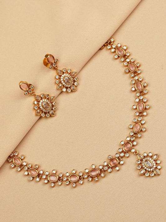 Champagne Radiance Necklace Set