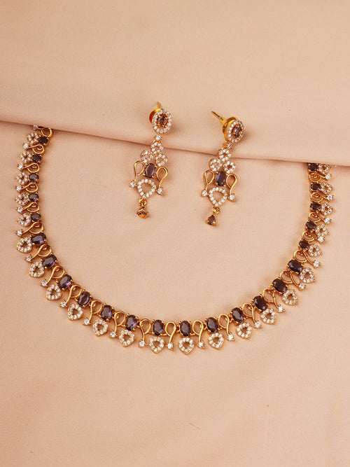Smoky Amethyst Grace Necklace Set