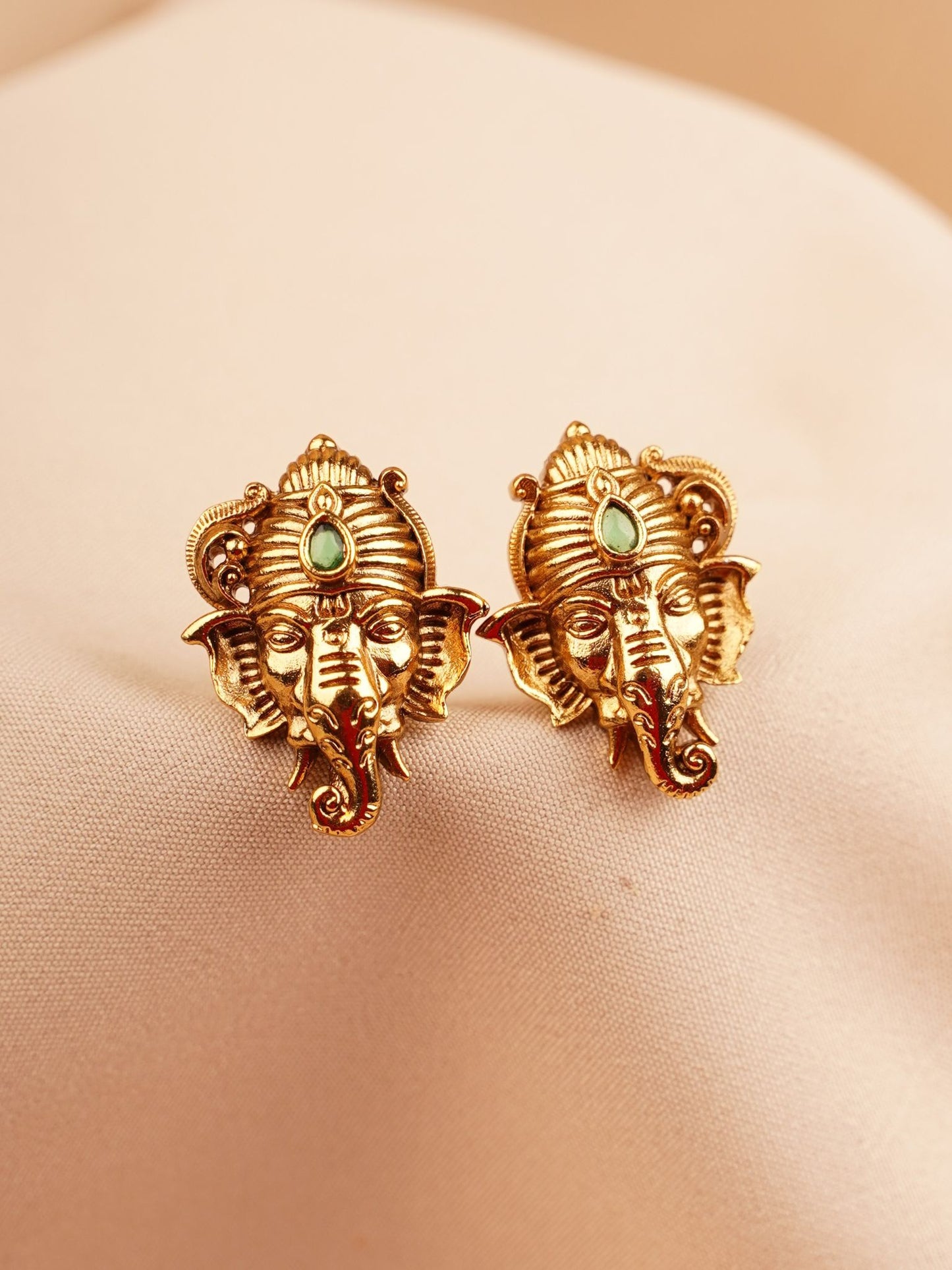 Lord Ganesha Stud Earrings