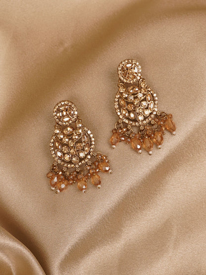 Amber Royale Statement Earrings