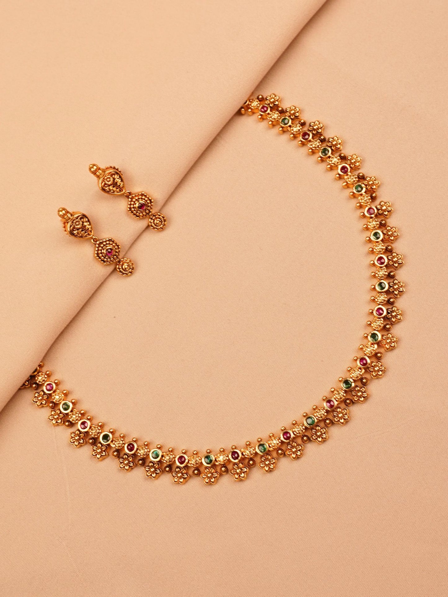 Temple Blossom Necklace Set