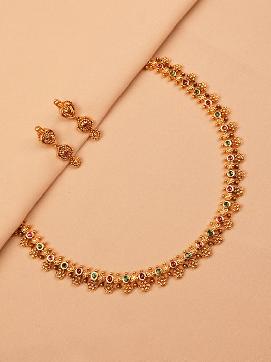 Temple Blossom Necklace Set