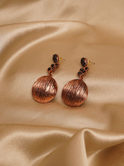 Noir Orb Statement Earrings