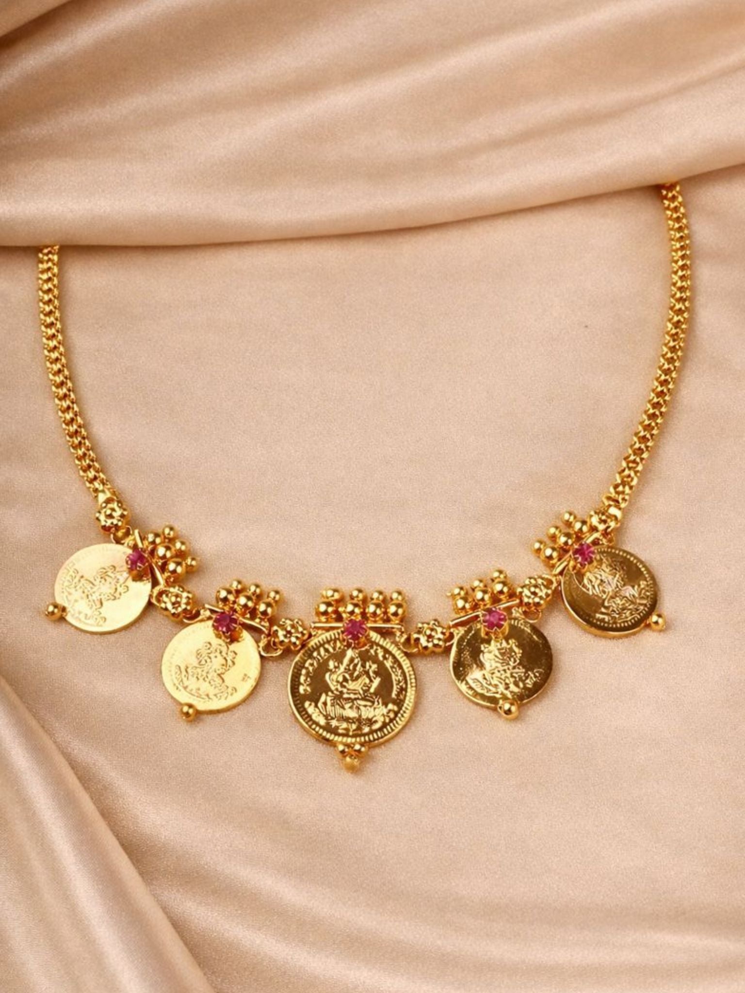 Lakshmi Coin Antique Necklace