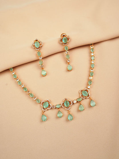 Green Necklace Set