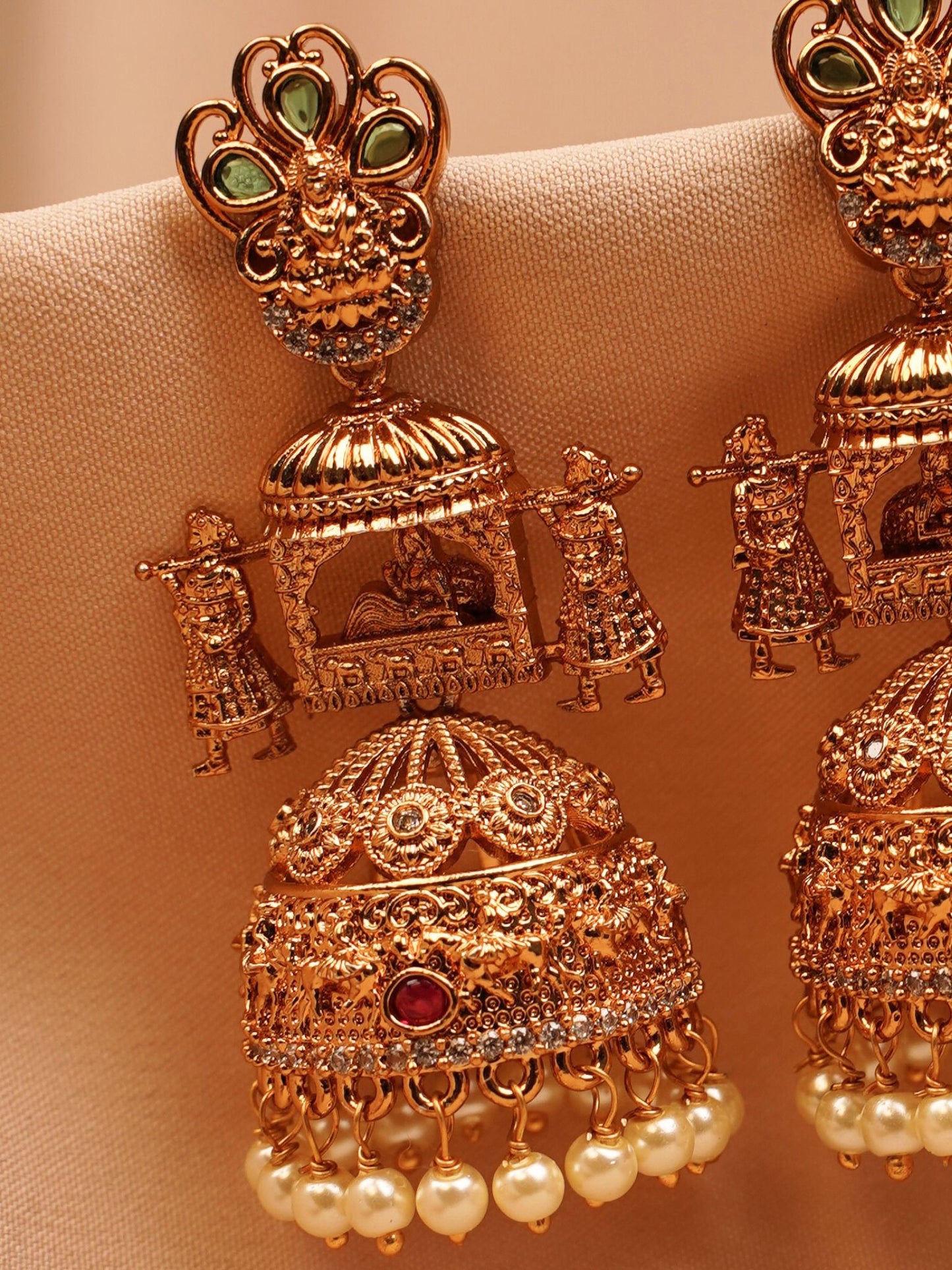 Temple Heritage Palki Jhumkas