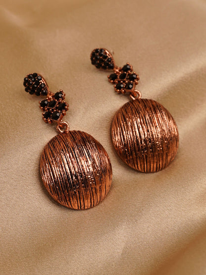 Noir Orb Statement Earrings