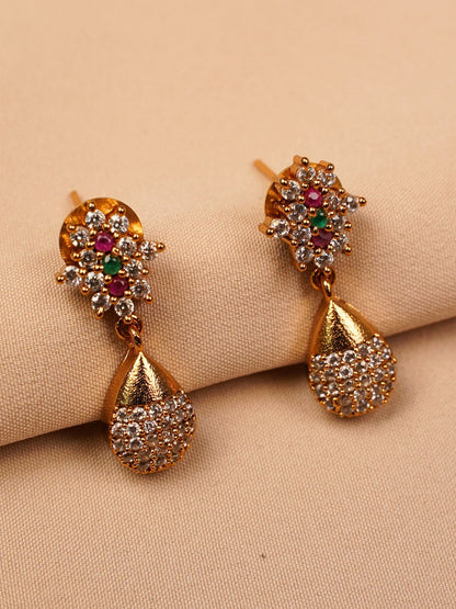 Pink Floral Vine Necklace Set