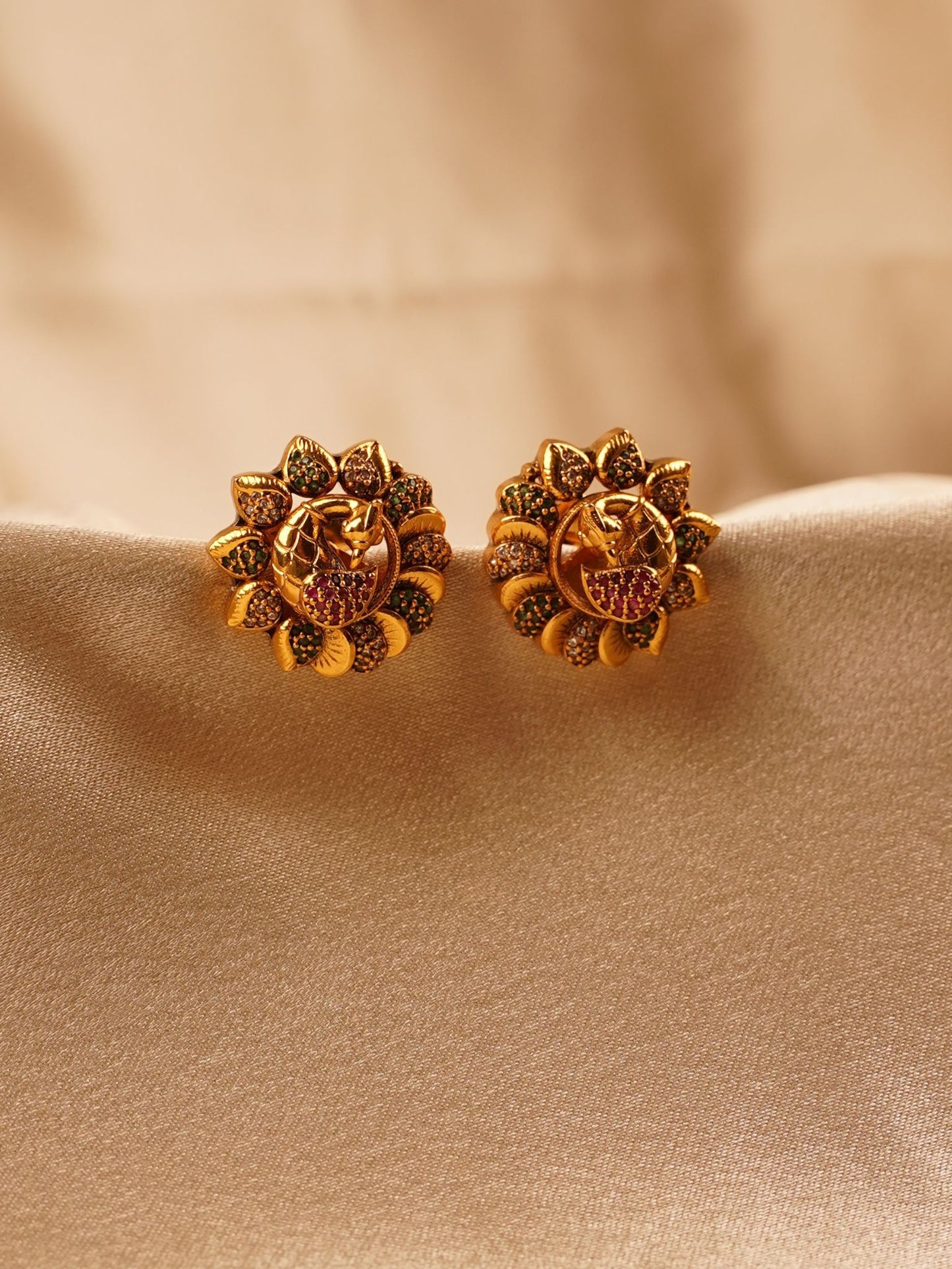 Mayura Temple Studs