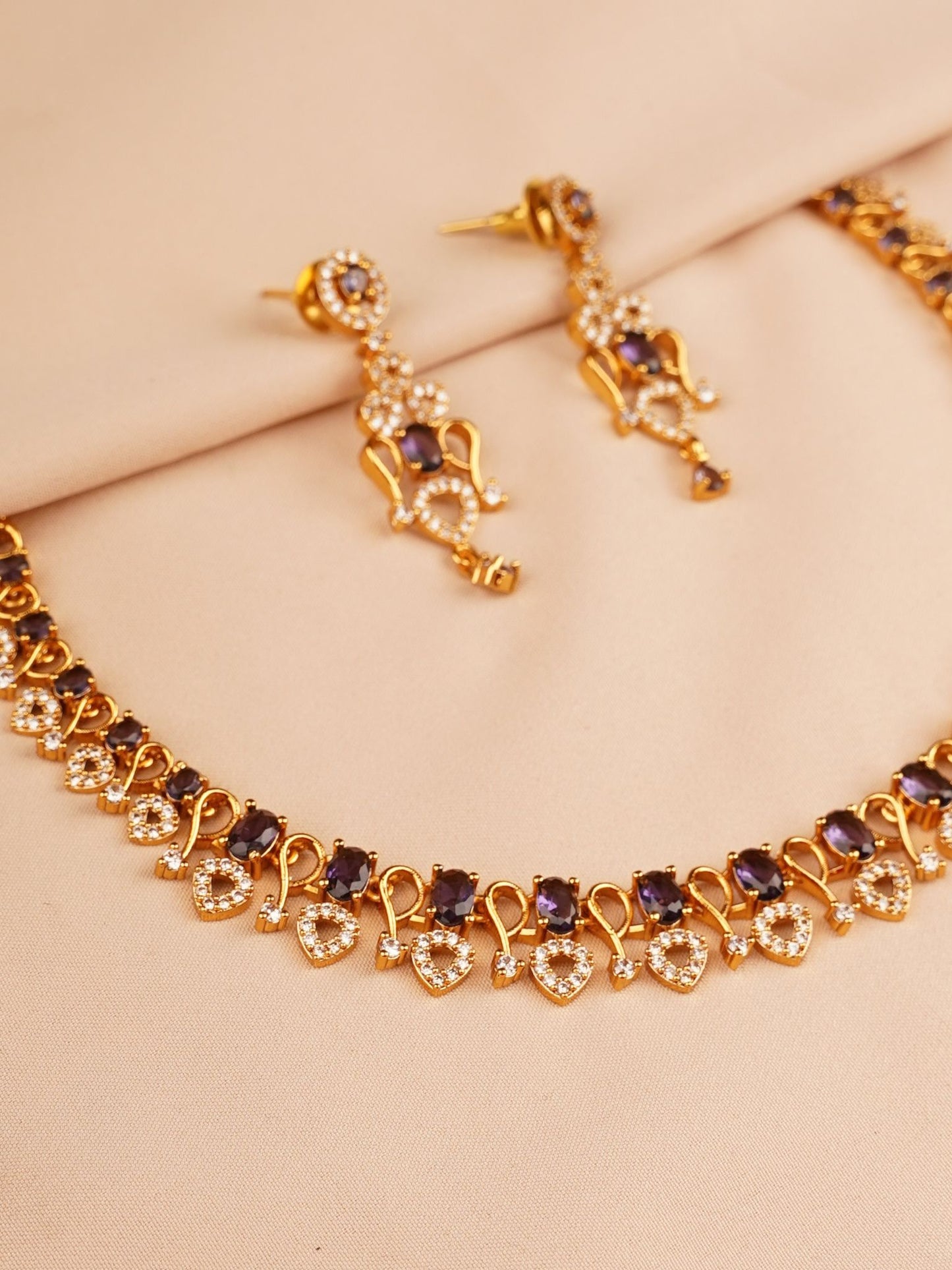 Smoky Amethyst Grace Necklace Set