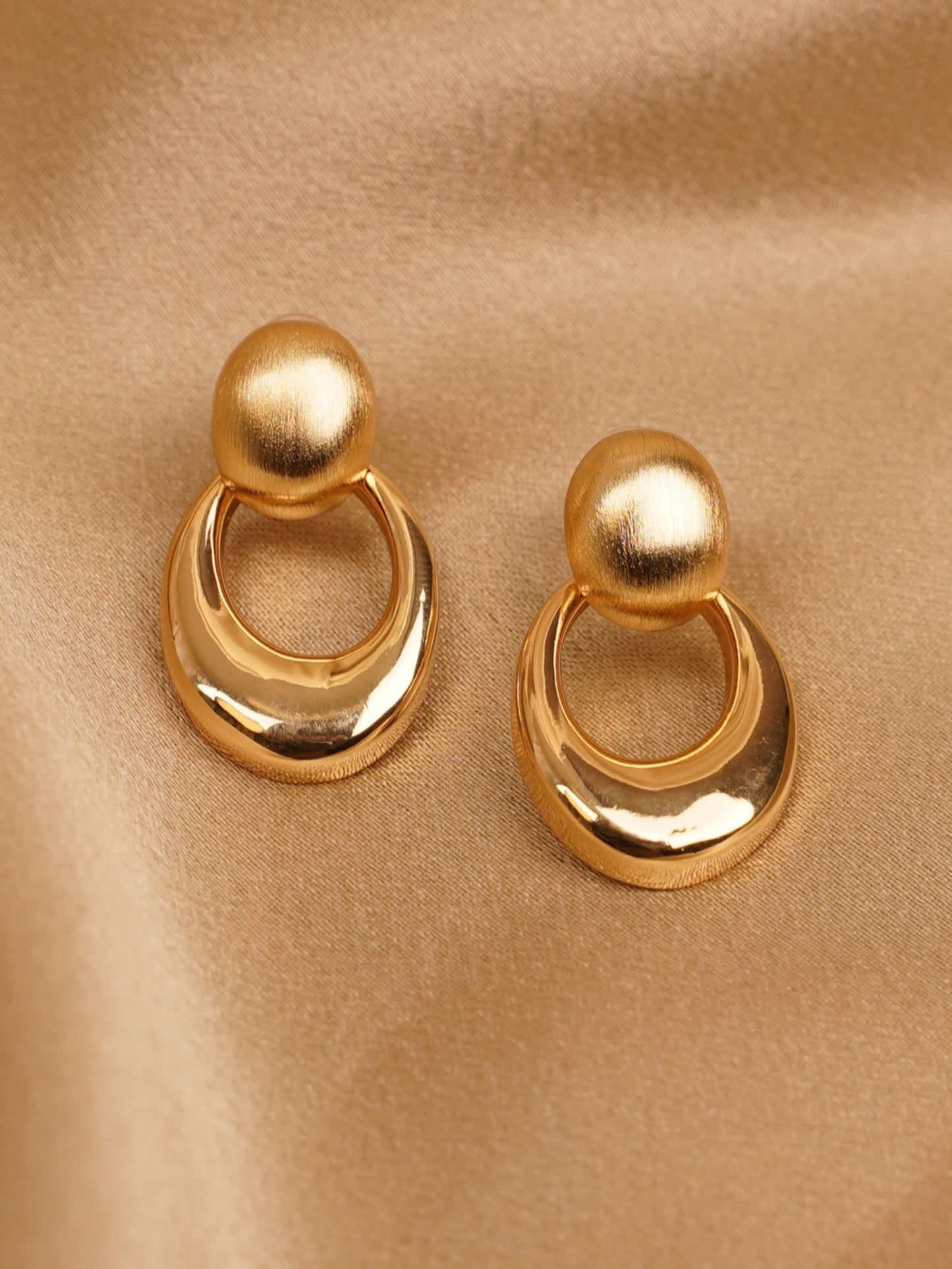Luna Gold Drop Earrings
