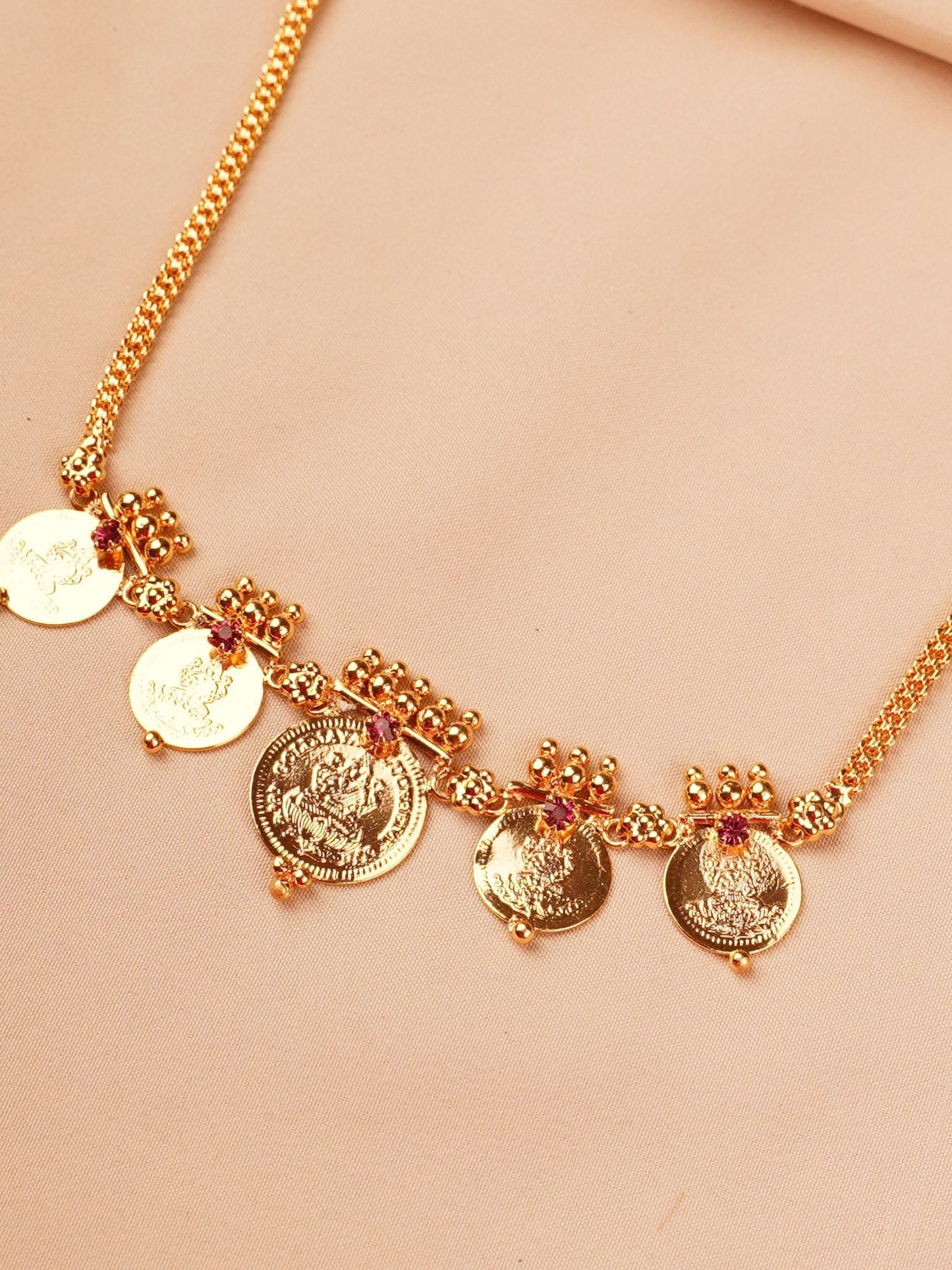 Lakshmi Coin Antique Necklace