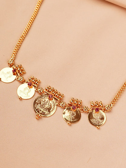 Lakshmi Coin Antique Necklace