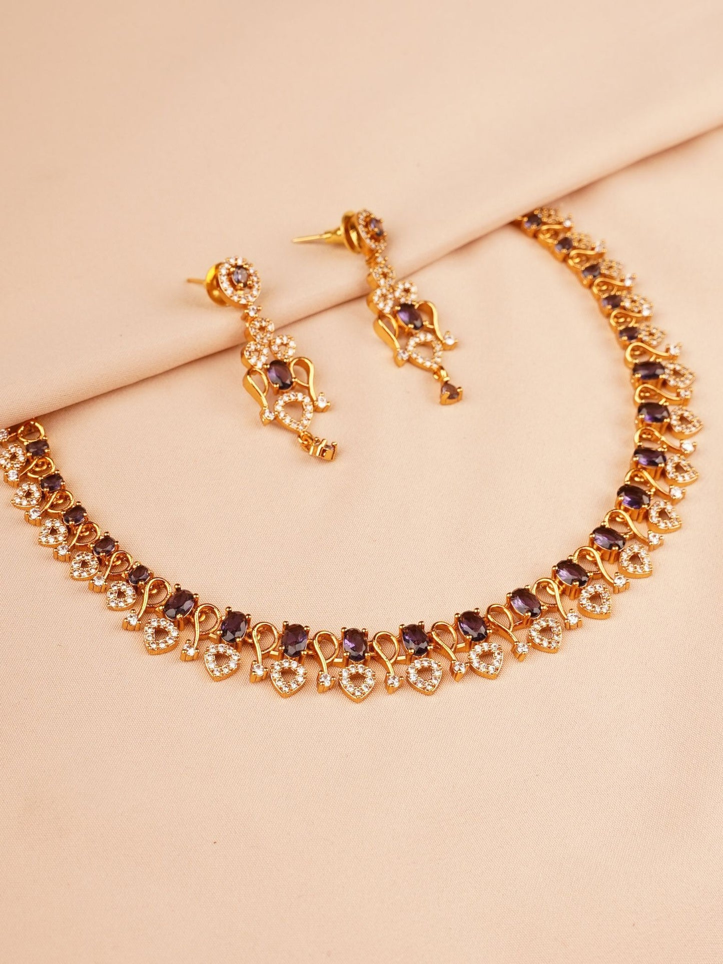 Smoky Amethyst Grace Necklace Set