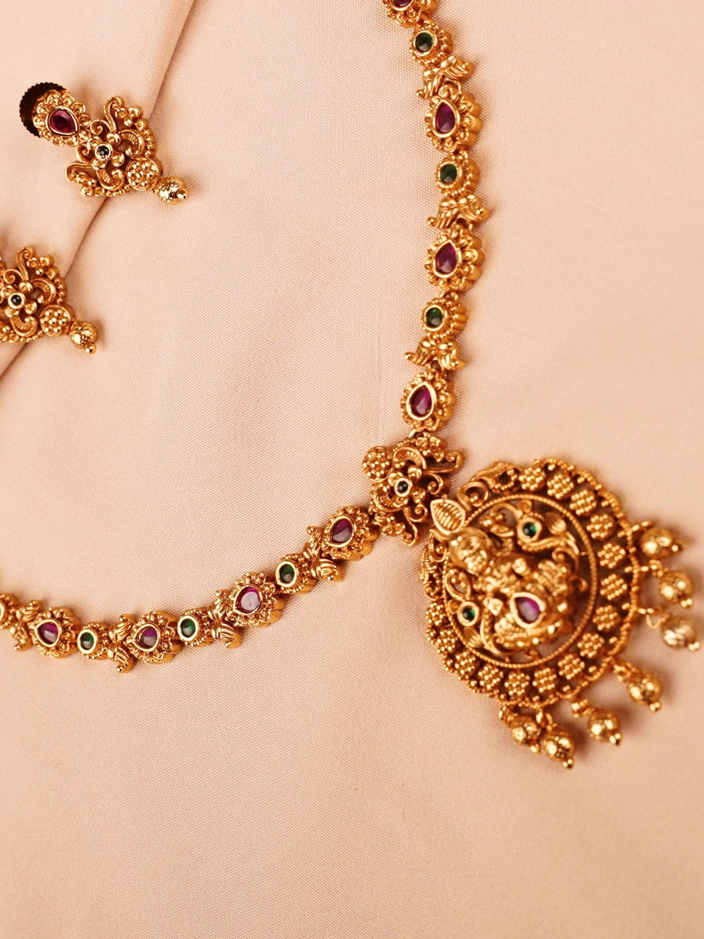 Lakshmi Temple Necklace Set