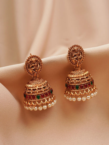 Deity Temple Antique Jhumkas