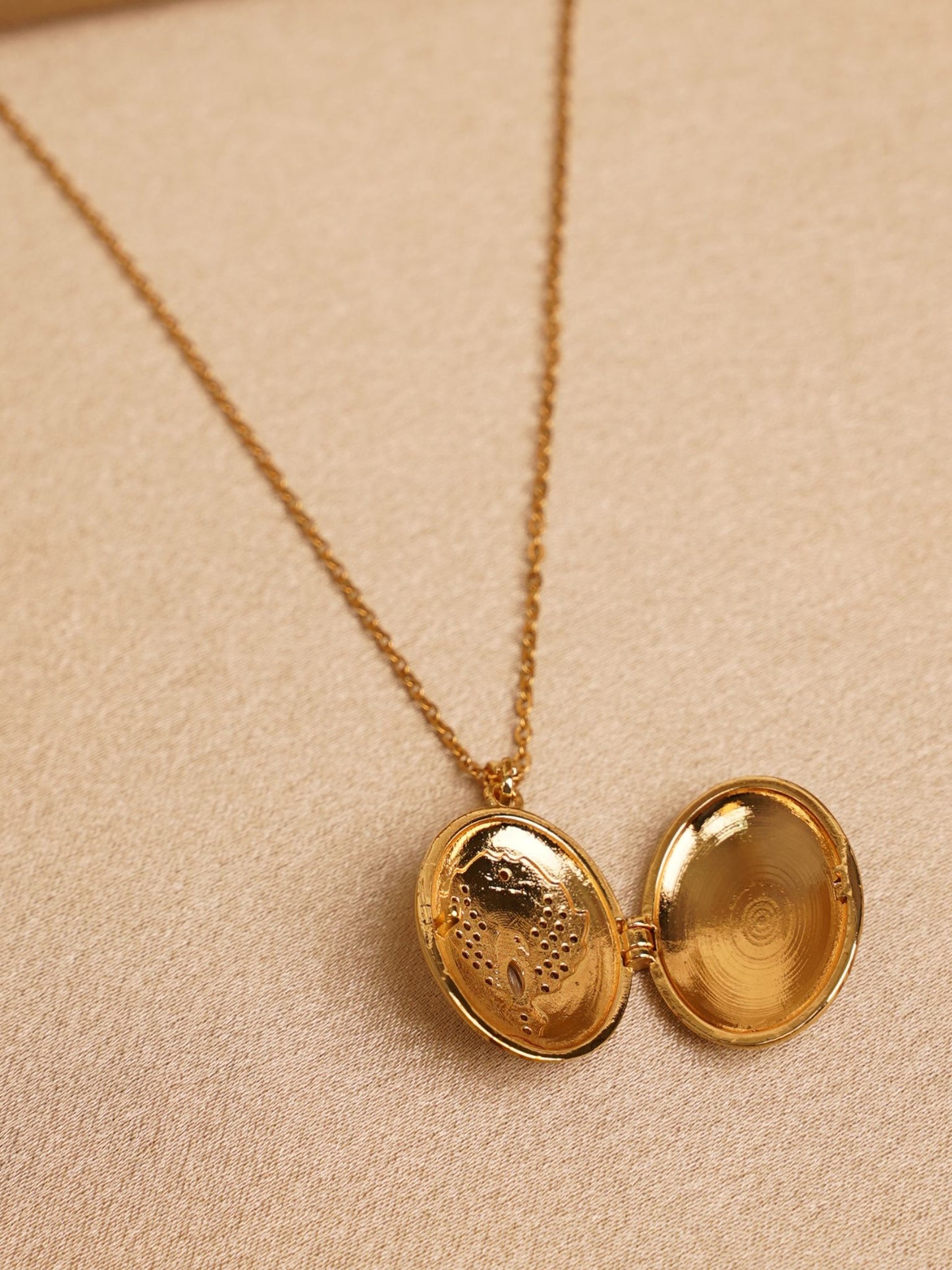 Celestial Heart Locket Necklace