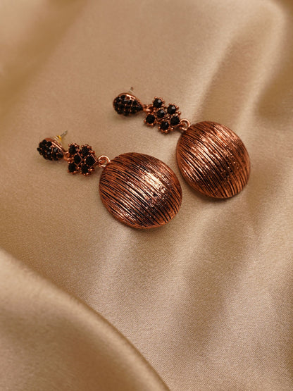 Noir Orb Statement Earrings