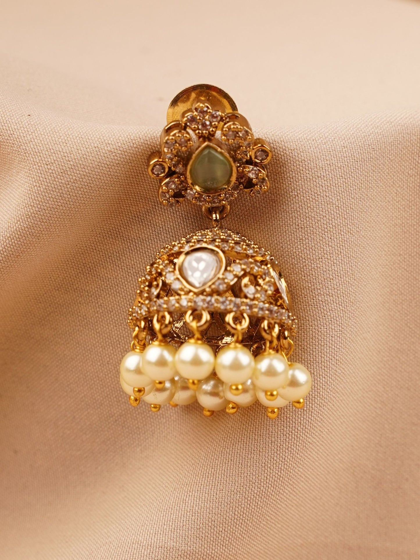 Keshavi Pearl Jhumkas