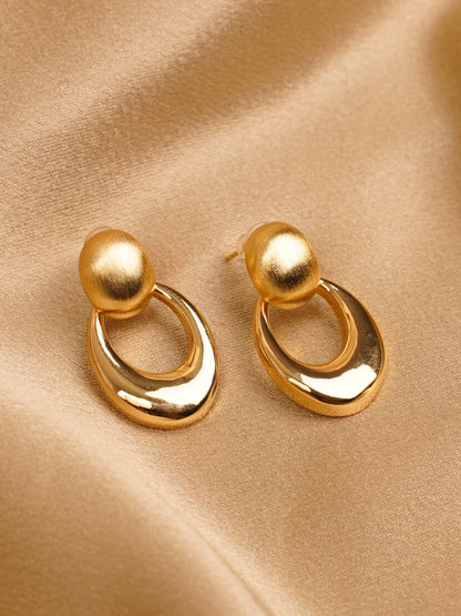 Luna Gold Drop Earrings