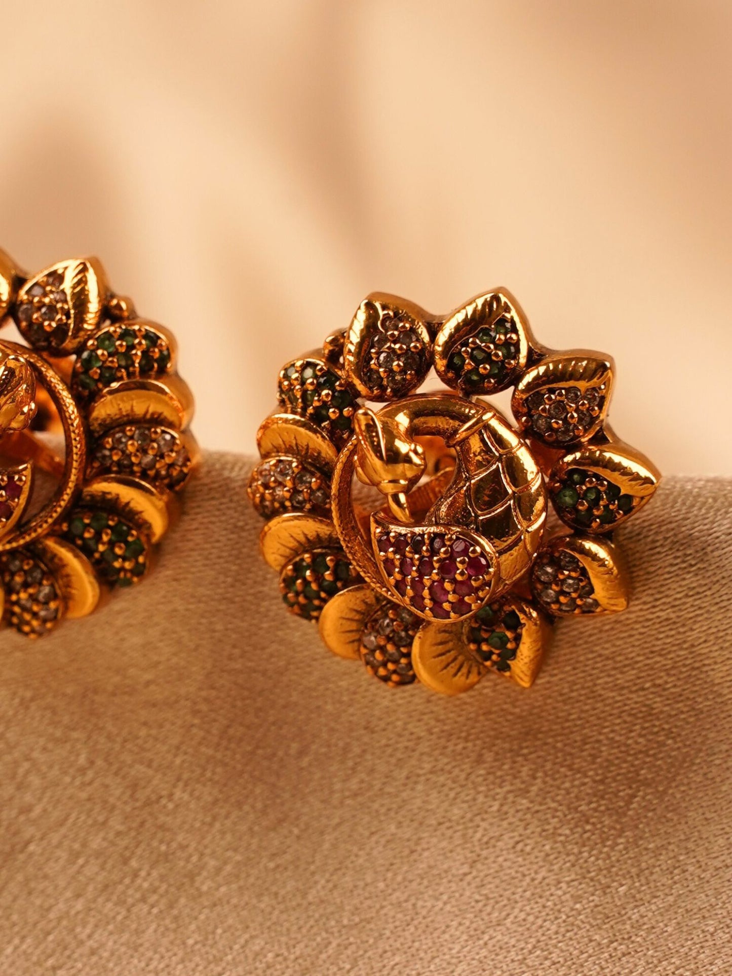 Mayura Temple Studs