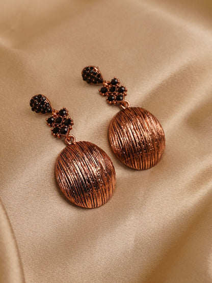 Noir Orb Statement Earrings