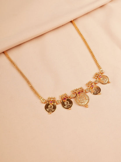 Lakshmi Coin Antique Necklace
