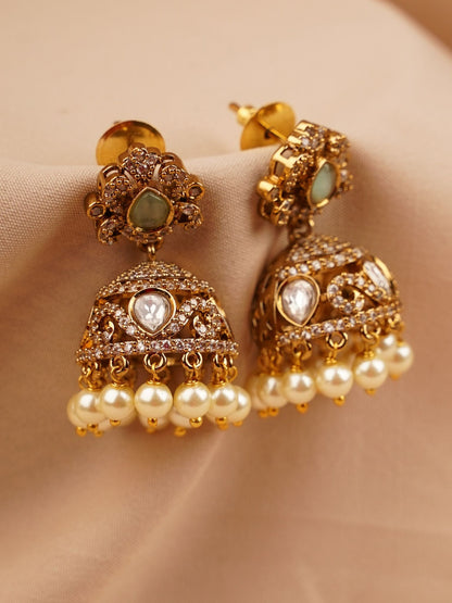 Keshavi Pearl Jhumkas