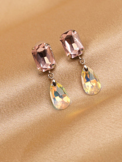 Blush Prism Drop Earrings