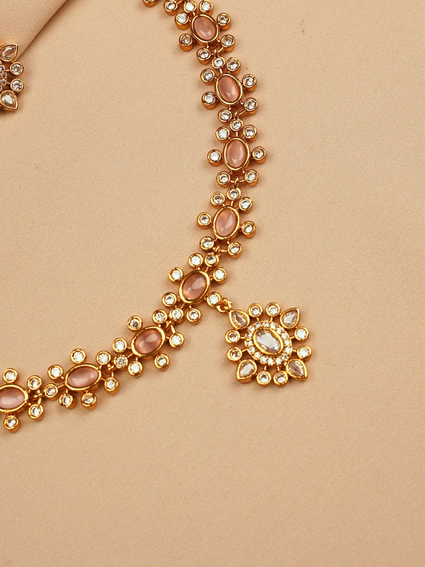 Champagne Radiance Necklace Set