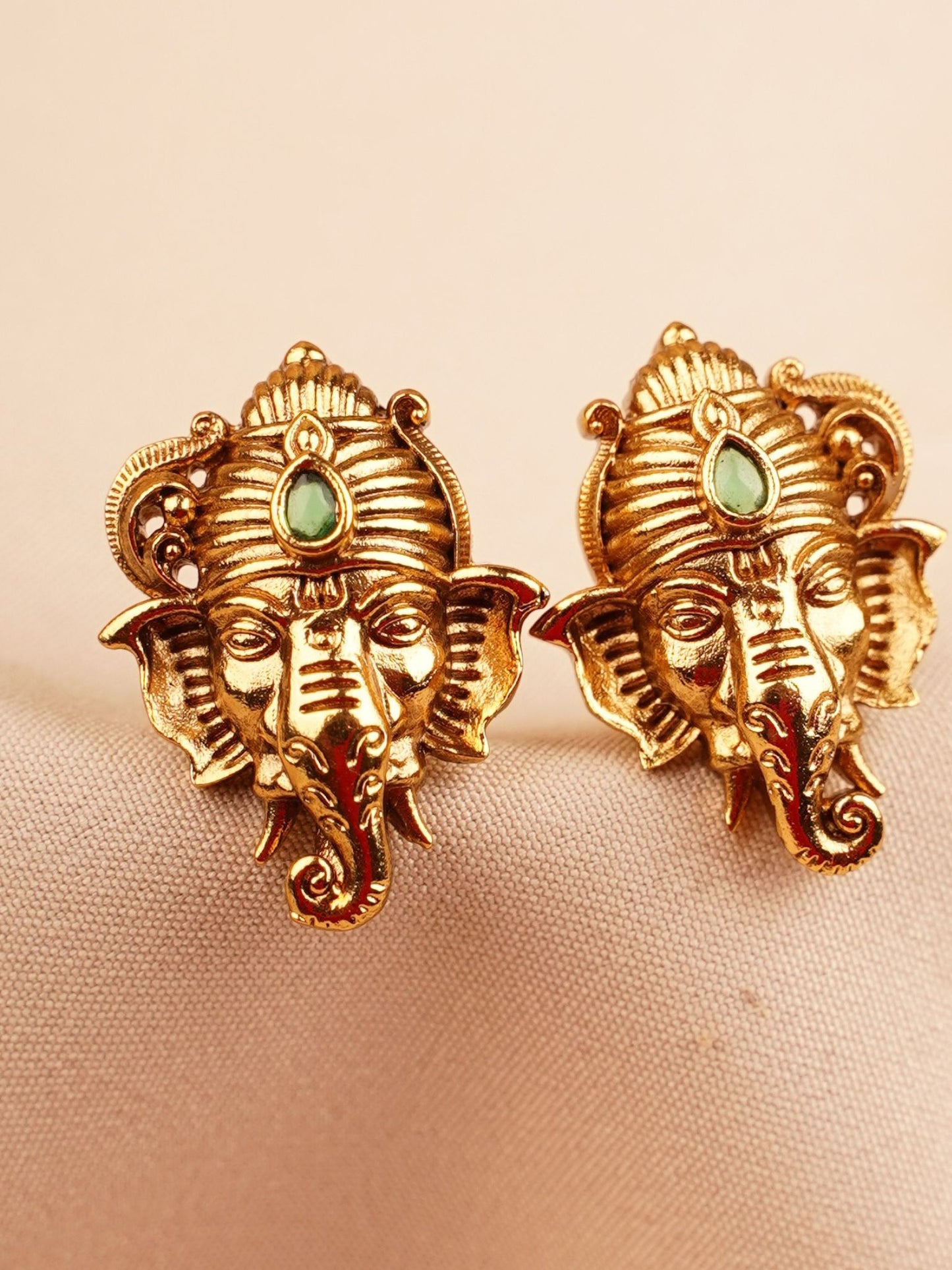 Lord Ganesha Stud Earrings