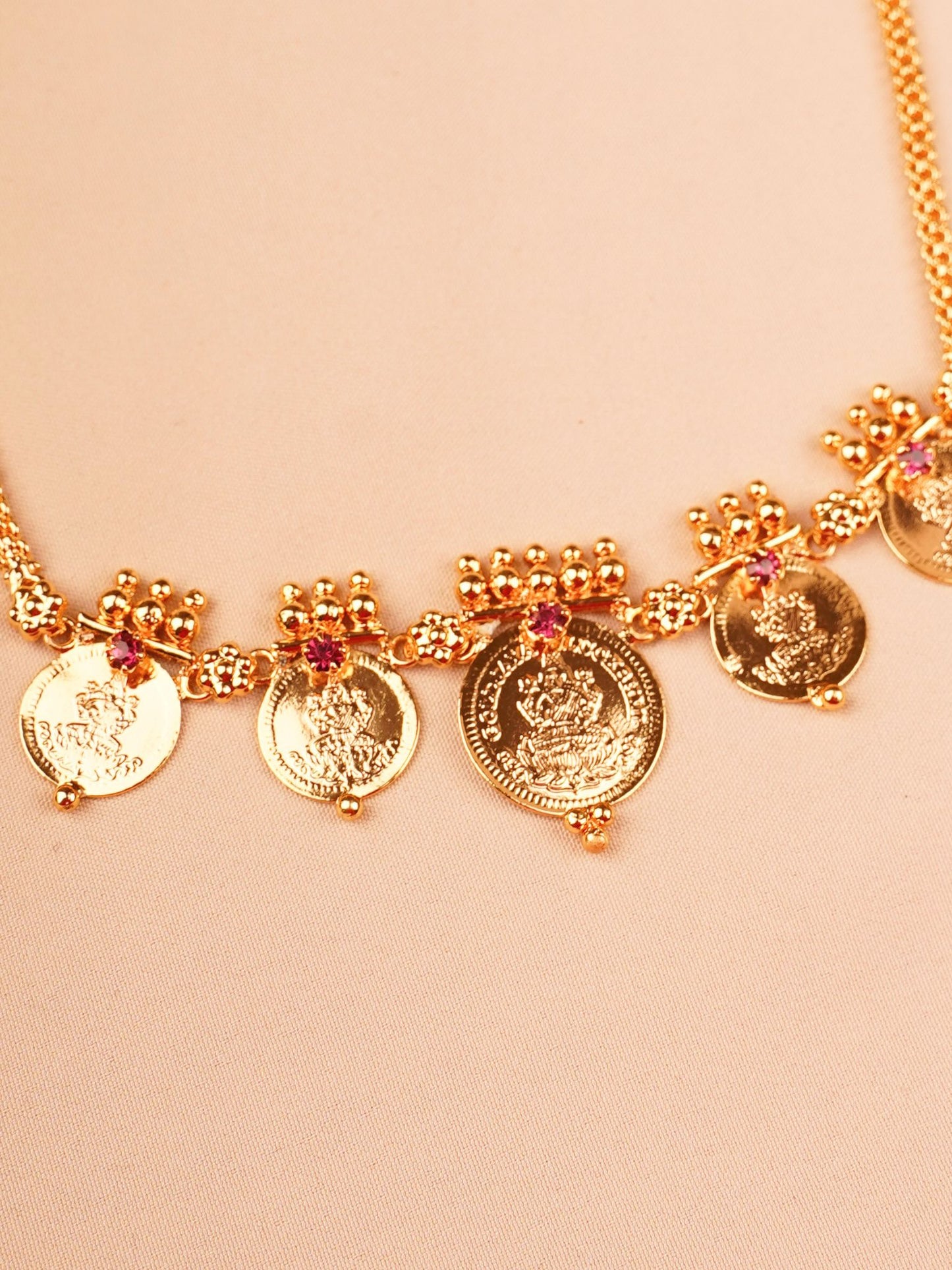 Lakshmi Coin Antique Necklace