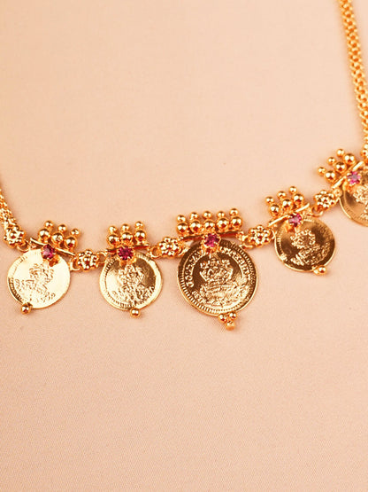 Lakshmi Coin Antique Necklace