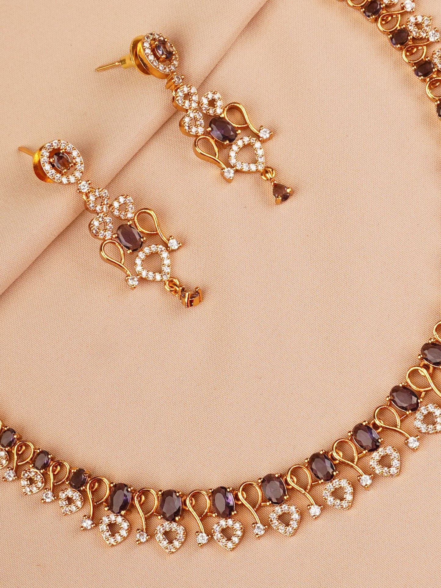 Smoky Amethyst Grace Necklace Set