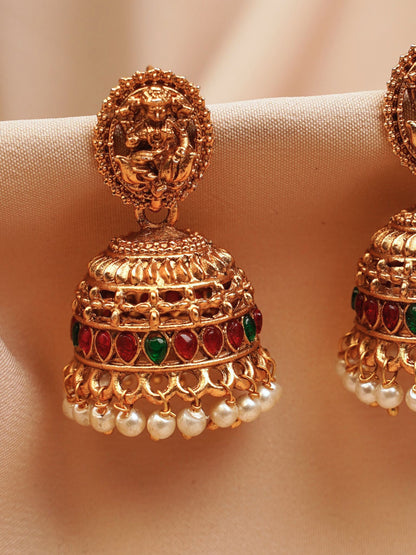 Deity Temple Antique Jhumkas