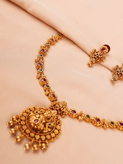 Lakshmi Temple Necklace Set