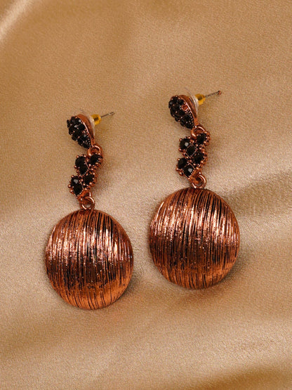 Noir Orb Statement Earrings