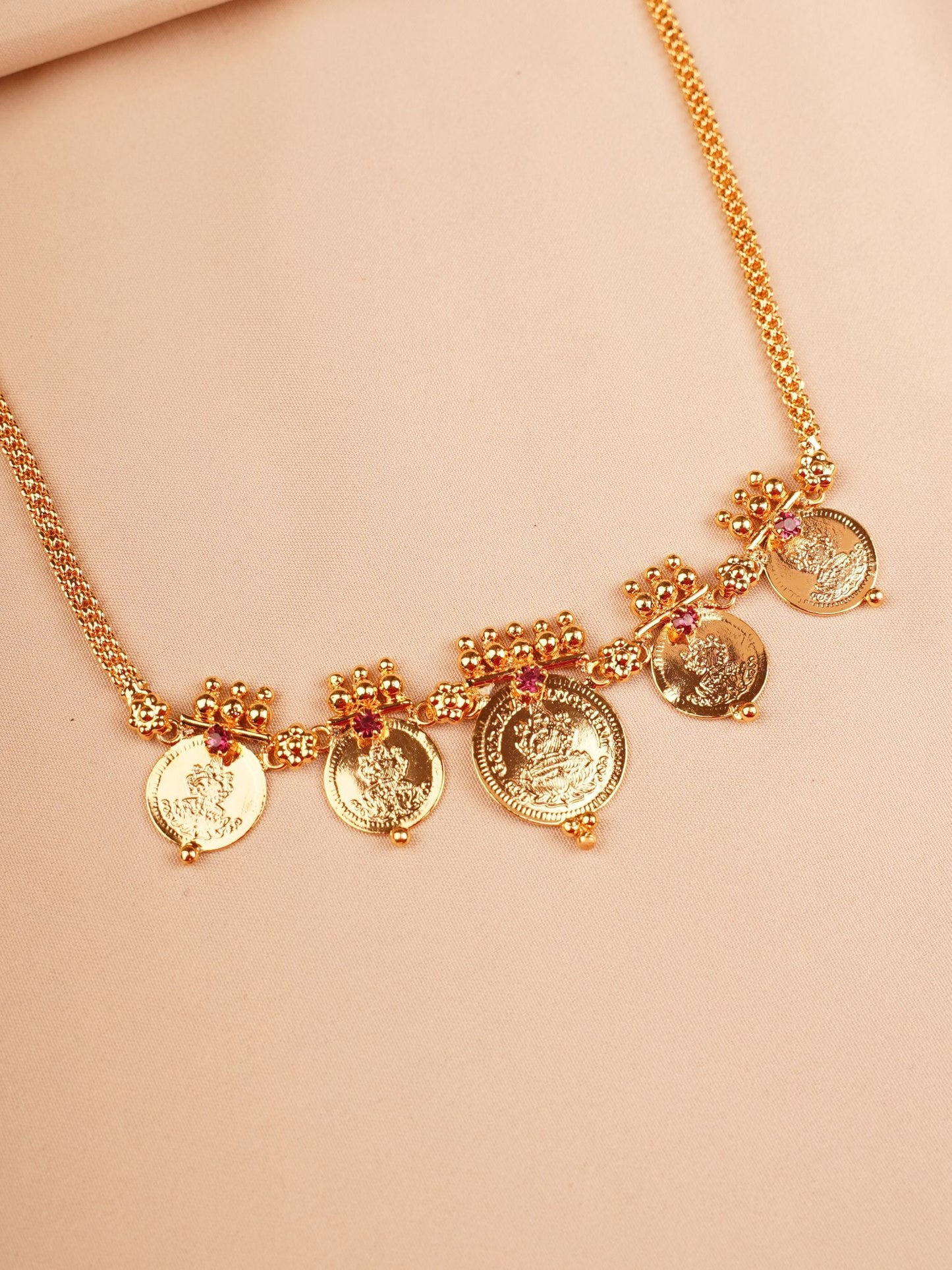 Lakshmi Coin Antique Necklace