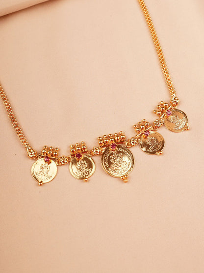 Lakshmi Coin Antique Necklace