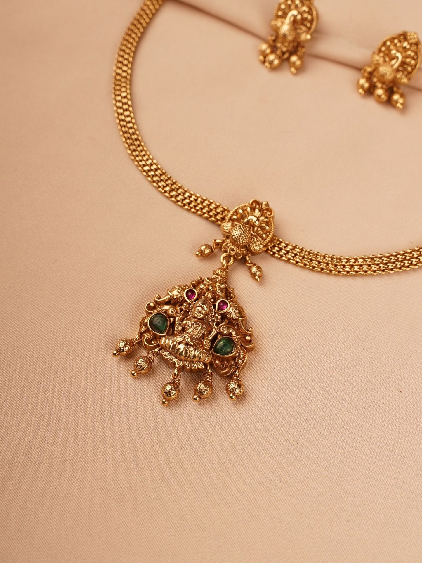 Lakshmi Temple Necklace Set