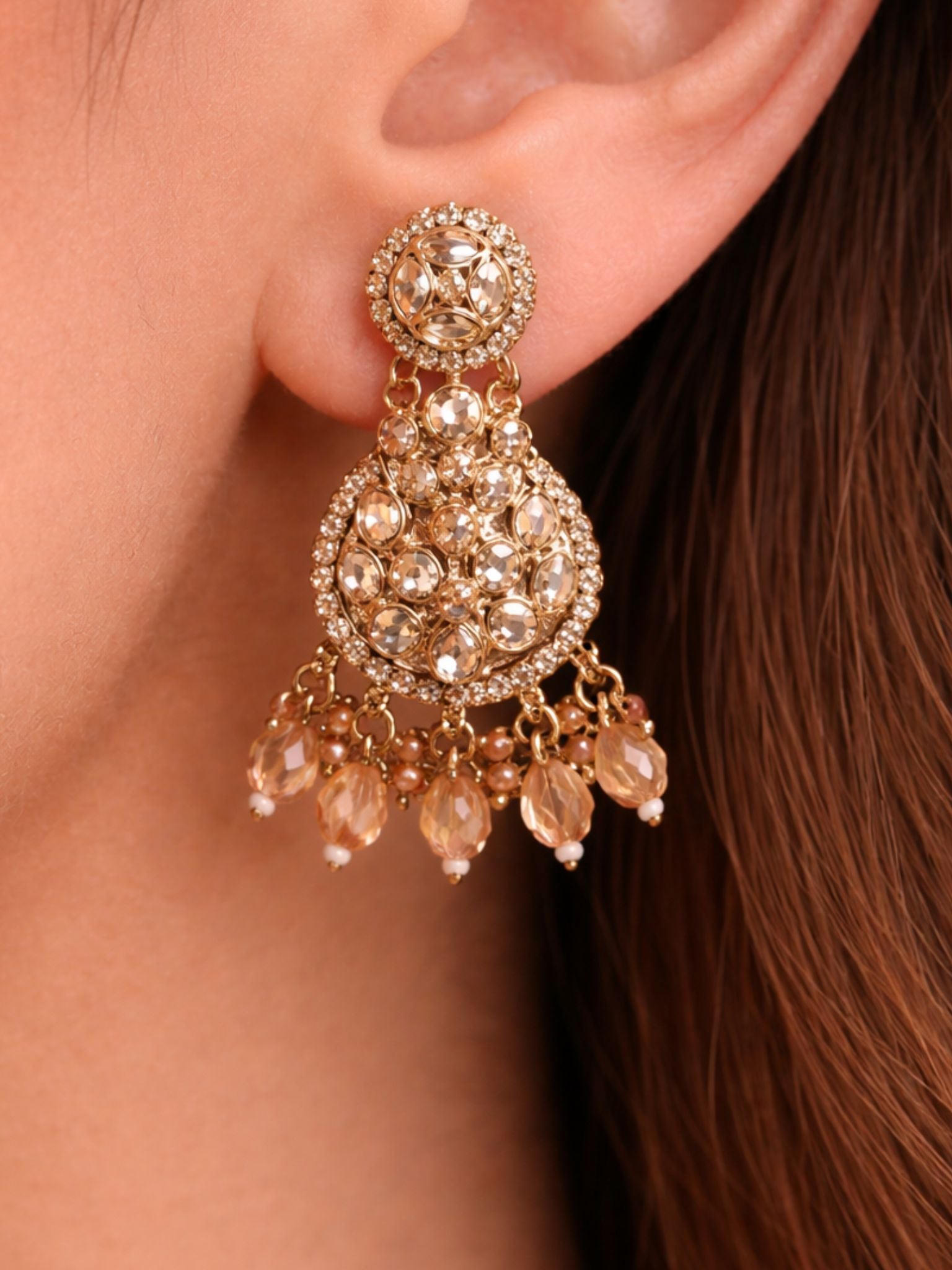 Amber Royale Statement Earrings