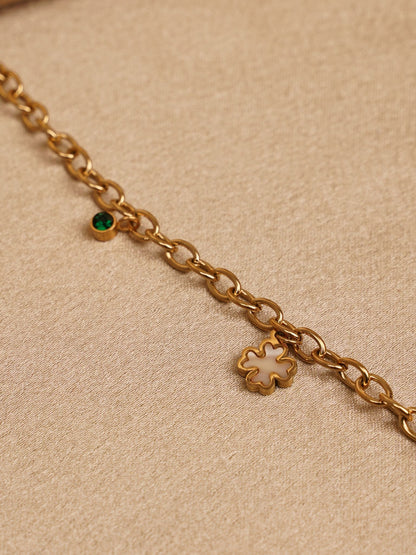 Charm Bloom Heart Necklace