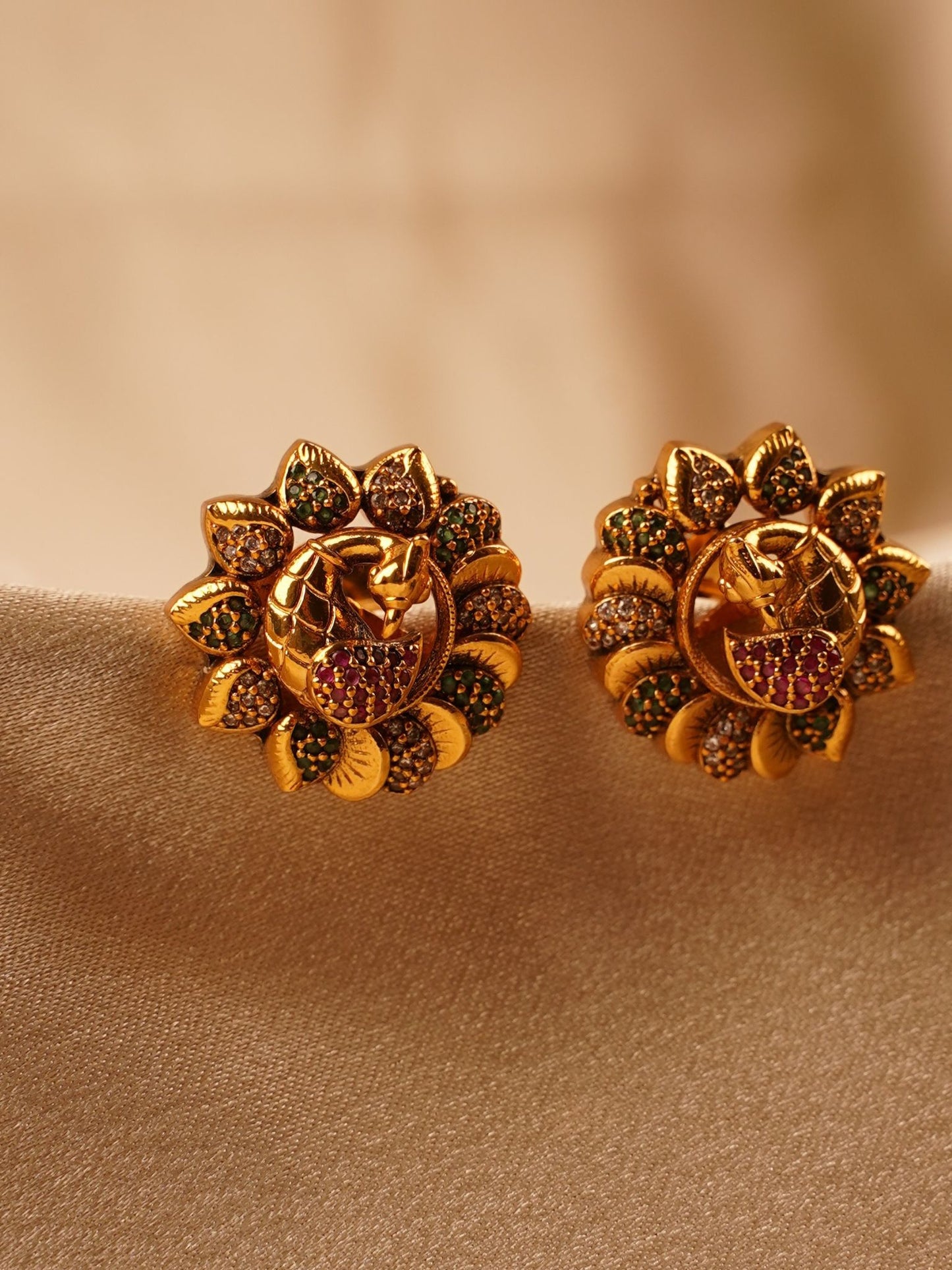 Mayura Temple Studs