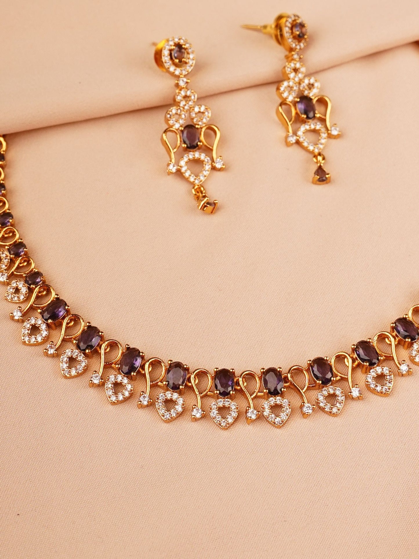 Smoky Amethyst Grace Necklace Set