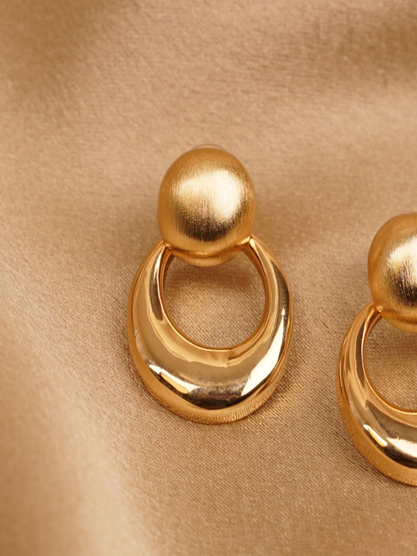 Luna Gold Drop Earrings